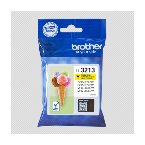BROTHER LC-3213Y CARTUCCIA GIALLO PER DCP-J772DW / DCP-J774DW / MFC-J890DW / MFC-J895DW 400 PAGINE